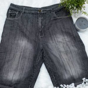 Rocawear Grey / Silver Denim Shorts